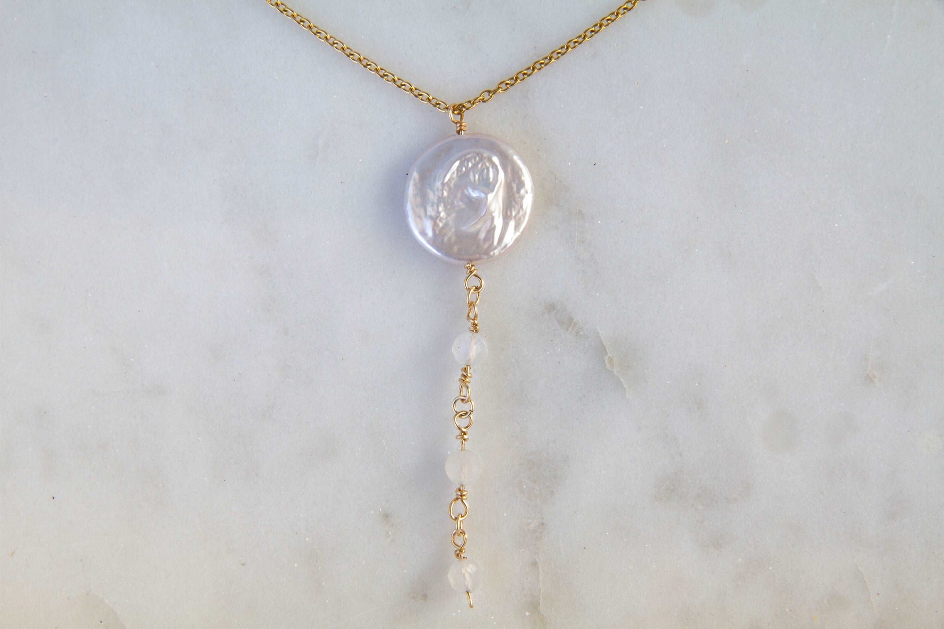 Moonlit seas necklace